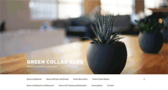Desktop Screenshot of greencollarblog.org